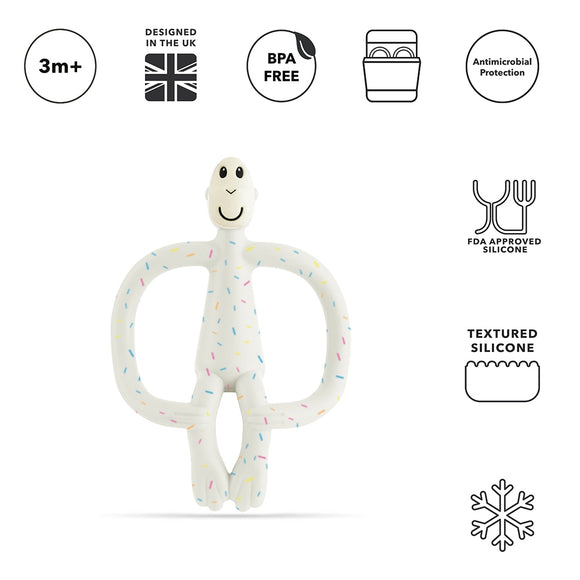 Matchstick Monkey Original Teething Toy With Tail (Assorted Colours) (Promo)