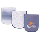Hudson Baby 3pcs Knit Terry Polyfill Burp Cloth-3