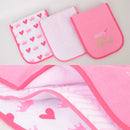 Hudson Baby 3pcs Knit Terry Polyfill Burp Cloth-7