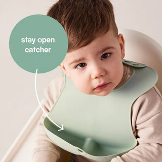 B.box Silicone Bib Roll & Secure More Compact