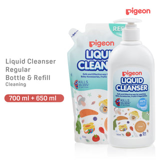 Pigeon Baby Liquid Cleanser Refill 650ml (2 Refills / 3 Refills / 4 Refills / 6 Refills / 12 Refills) (Promo)