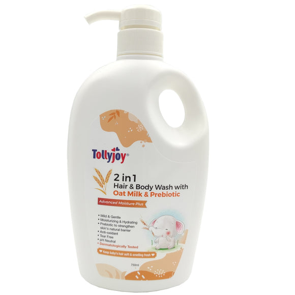 Tollyjoy 2in1 Hair and Baby Wash 750ml