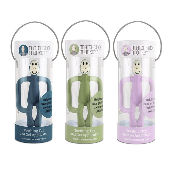 Matchstick Monkey Original Teething Toy With Tail (Assorted Colours) (Promo)