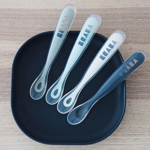 Beaba 1st Stage Silicone Spoons 4m+ 4 Pack