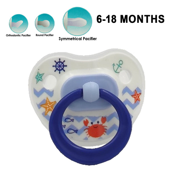 Tollyjoy Pacifier (Symmetrical / Round / Orthodontic) (0-6months)