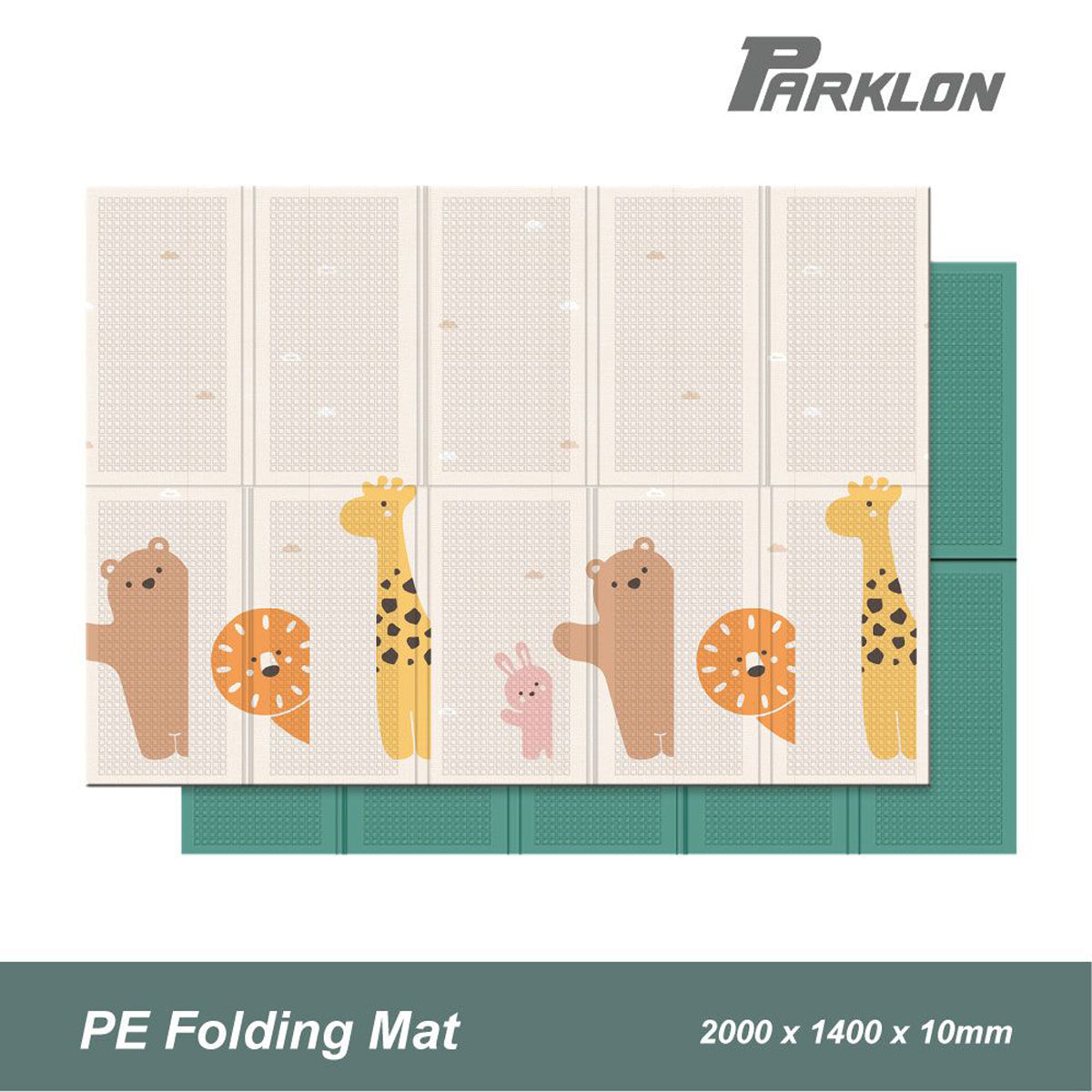 Parklon PE Folding Mat Hello Zoo - 0