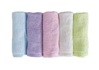 Little Zebra Premium Bamboo Cloth Towel Wash Cloth (25x25cm)(Multi-colour)