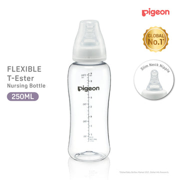 Pigeon Flexible T-Ester Nursing Bottle - Logo 150ml/250ml - 0