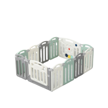 Lucky Baby Smart System Foldable Safety Play Yard - Moon Star