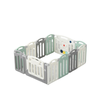 Lucky Baby Smart System Foldable Safety Play Yard - Moon Star