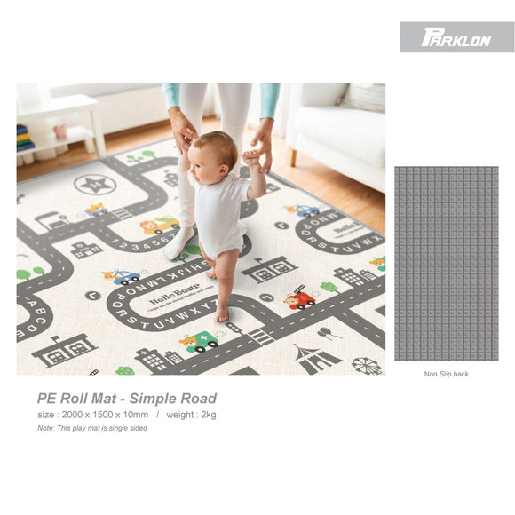 Parklon PE Roll Mat - Simple Road (2000mm x 1500mm x 10mm)