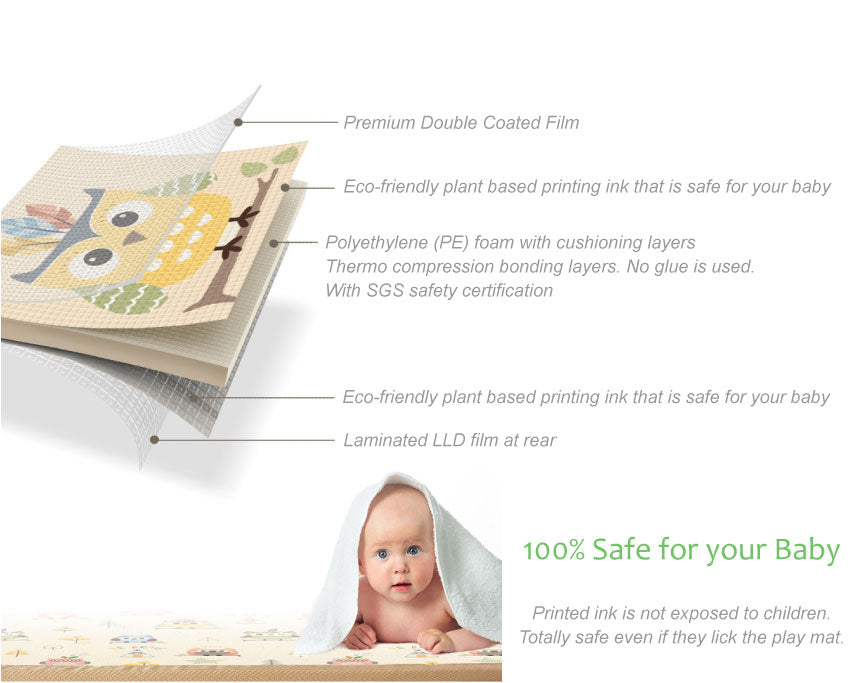 Parklon PE Roll Mat - Simple Road (2000mm x 1500mm x 10mm)