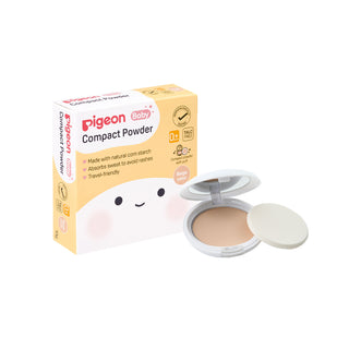 Pigeon Baby Compact Powder With Puff (Beige Color)