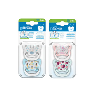 Dr Brown's PreVent Butterfly Shield Pacifier - Stage 1