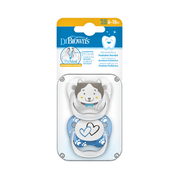 Dr Brown's Prevent Printed Shield Pacifier | Baby Kingdom Pte Ltd