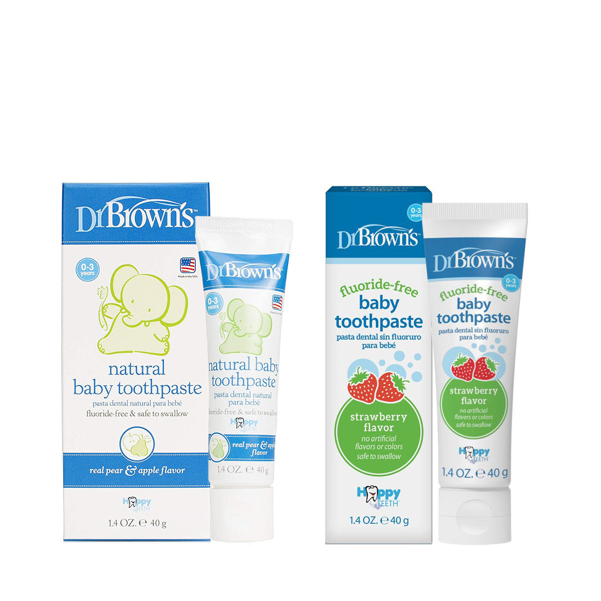 Brown Color Toothpaste Dr Brown's Natural Baby Toothpaste (Promo) | Baby Kingdom Pte Ltd