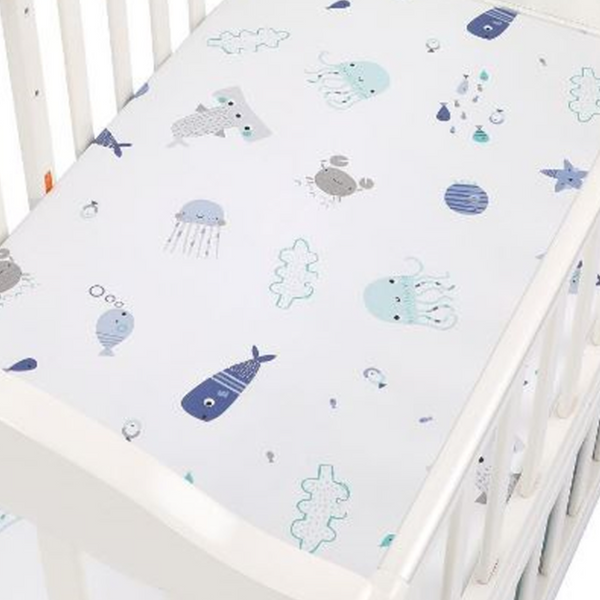 Babydreams 100% Cotton Baby Playpen Mattress Cover/ Fitted Sheet (For 26x38x3/66x97x7.6cm)