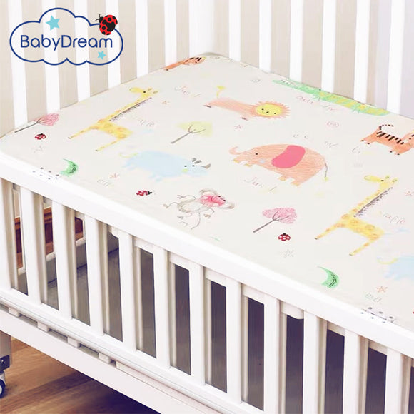 Babydreams 100% Cotton Baby Playpen Mattress Cover/ Fitted Sheet (For 26x38x3/66x97x7.6cm)