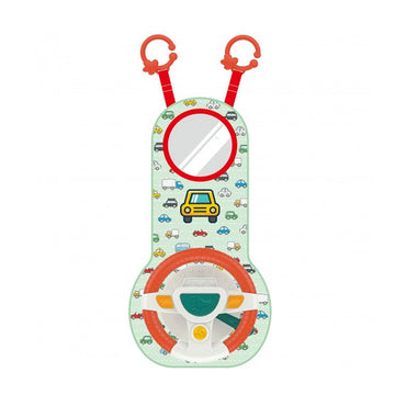 Lucky Baby On The Go Deluxe Steering Wheel W/Mirror