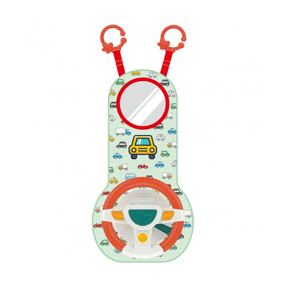 Lucky Baby On The Go Deluxe Steering Wheel W/Mirror