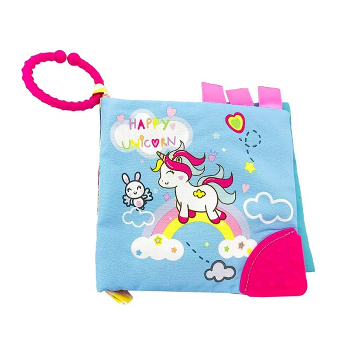 Discovery Pals™ Smartee™ Teether Book - (Unicorn)