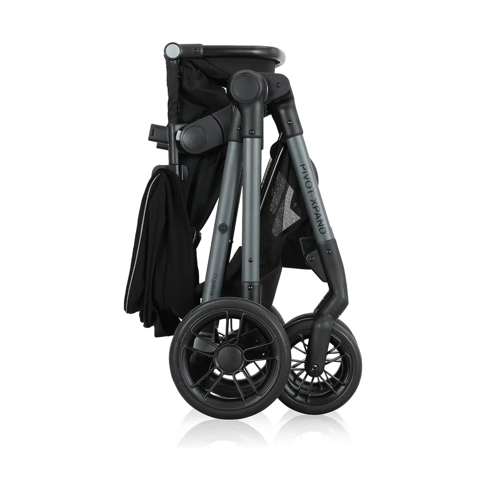 Evenflo Pivot Xpand Travel System W/Litemax Infant Car Seat - Ayrshire Black