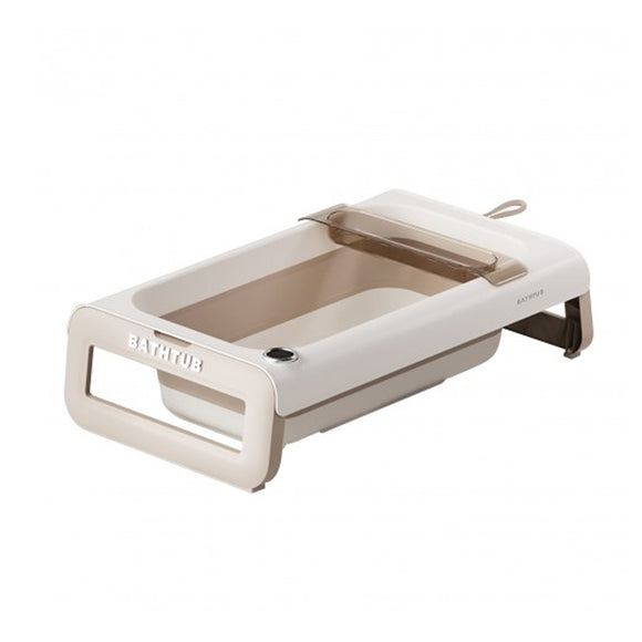 Lucky Baby Paly Collapsible Bath Tub W/Thermometer & Bath Support