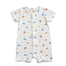 Simply Life Short-sleeved Shortall with Front Snap Buttons-2