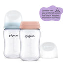 Pigeon SofTouch™ T-Ester Nursing Bottle w/O Nipple - Twin Pack-6