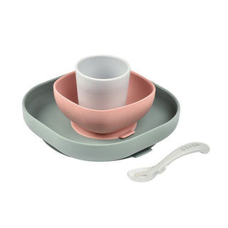 Buy eucalyptus Beaba 4 in 1 Silicone Dining Set With Suction Cup