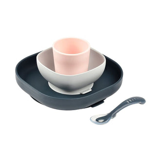 Buy night-blue Beaba 4 in 1 Silicone Dining Set With Suction Cup
