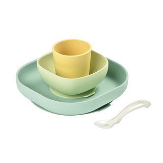 Buy yellow Beaba 4 in 1 Silicone Dining Set With Suction Cup