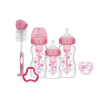 Dr Brown’s Anti-Colic Options+™ Wide-Neck Baby Milk Bottle Gift Set - 0