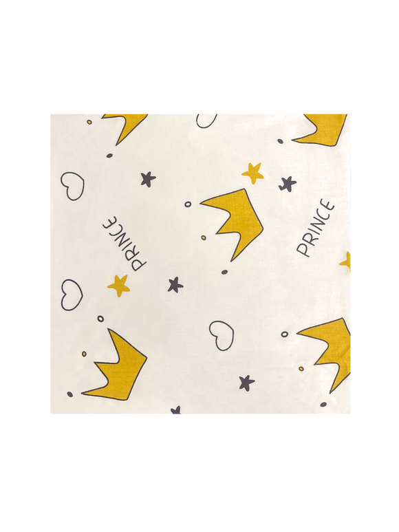 Babydreams 100% Cotton Fitted Bed Sheet/ Mattress Cover- BD809(24''x48''/60x120cm)