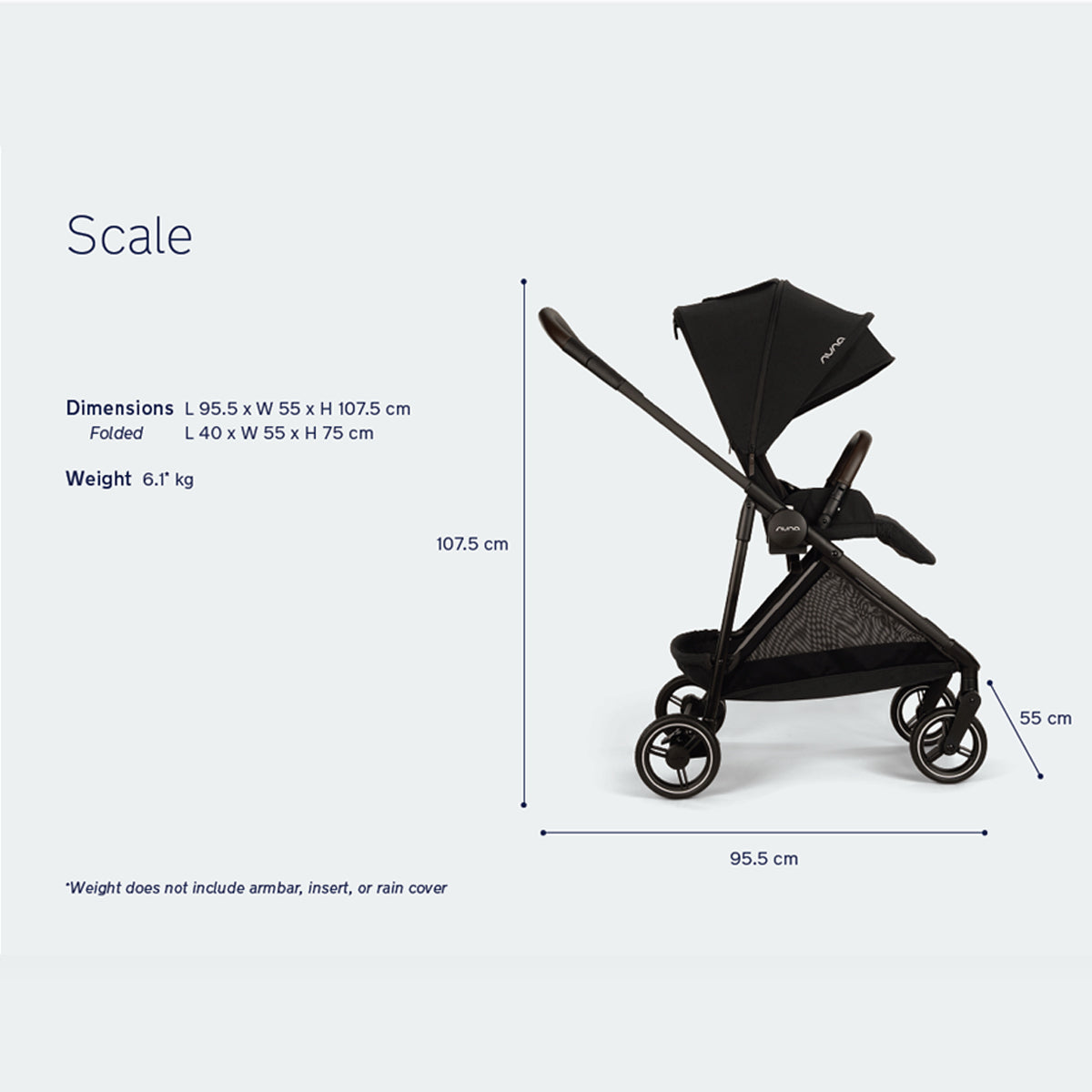 Nuna IXXA Next w/ad&rc Stroller | Baby Kingdom Pte Ltd