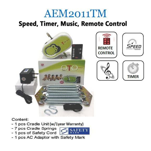 BabyOne Electrical Cradle w/ Remote Control