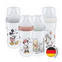 NUK Perfect Match Temperature Control Feeding Bottles with Soft Silicone Teat 260ml - 3m+