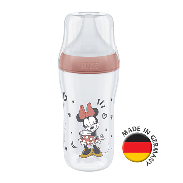 NUK Perfect Match Temperature Control Feeding Bottles with Soft Silicone Teat 260ml - 3m+