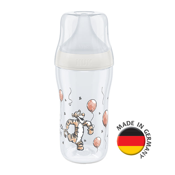 NUK Perfect Match Temperature Control Feeding Bottles with Soft Silicone Teat 260ml - 3m+