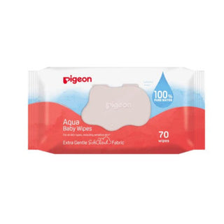 Pigeon Aqua Baby Wipes Hard Lid Cover (70 Sheets)