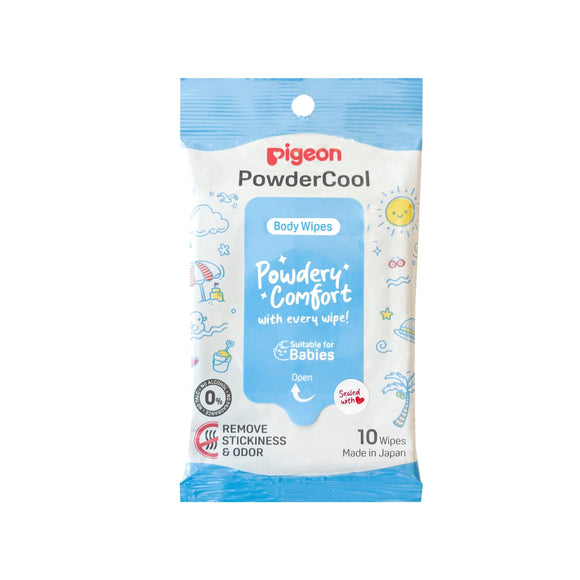 [ NOT FOR SALE ] PIGEON POWDER COOL BABY WIPES (10PCS/PACK)