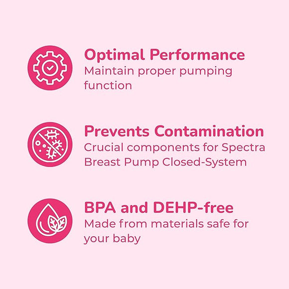 Spectra - Wide Breast Shield Set for Breast Milk Pumps - S 24mm