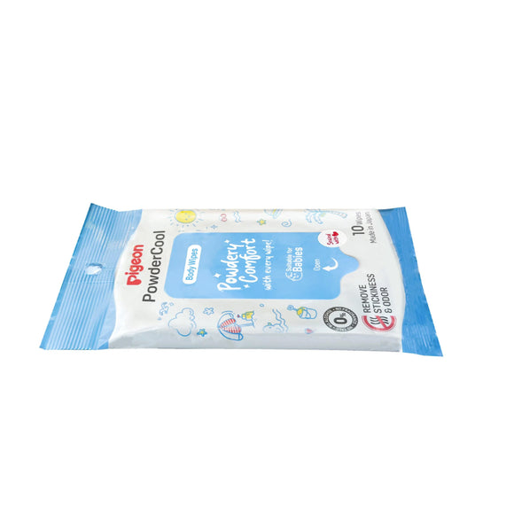 Pigeon PowderCool Body Wipes