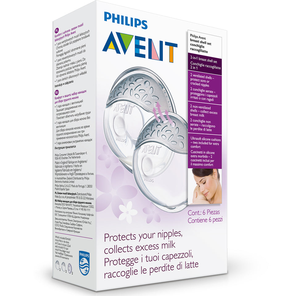 Philips Avent Comfort Breast Shell Set - 0