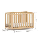 [Free Installation] Australia Boori Turin High Quality Convertible Baby Cot-9