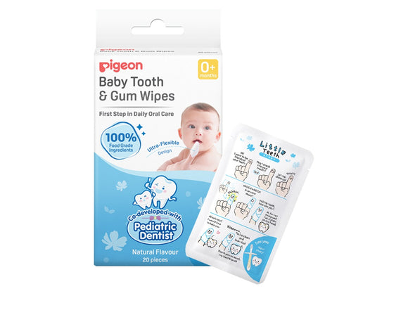 Pigeon Baby Tooth and Gum Oral Wipes 0M+