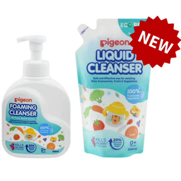 Pigeon Liquid Cleanser Foam and Refill Set