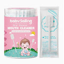 Lucky Baby Disposable Baby Soft Knitted Gauze Oral / Tongue Cleaner for Newborn Toothbrush Mouth Cleaning-1