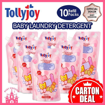 Tollyjoy Baby Laundry Detergent Refill Pack - 10 Packs (Carton)