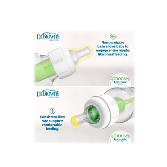 Dr Brown's PP Wide-Neck Options+ Bottle Starter Kit